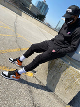 Load image into Gallery viewer, Keyezer Classic Black Sweatsuit Set

