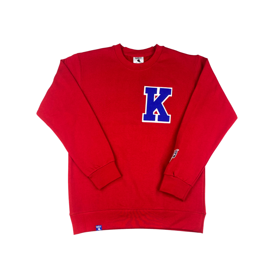 Varsity Red- Crewneck